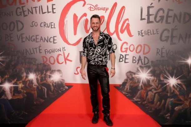 Christian Millette attends the “Cruella” Paris Gala Screening at cinema Le Grand Rex on June 11, 2021 in Paris, France.