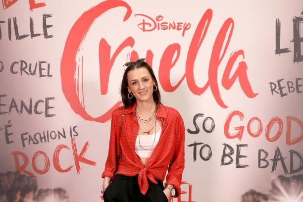 Marine LB attends the “Cruella” Paris Gala Screening at cinema Le Grand Rex on June 11, 2021 in Paris, France.