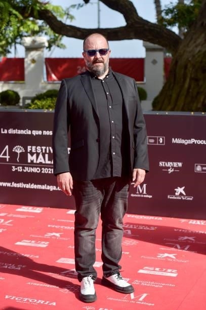 Ricardo Castella attends 'Garcia Y Garcia' premiere during the 24th Malaga Film Festival at the Miramar Hotel on June 12, 2021 in Malaga, Spain.