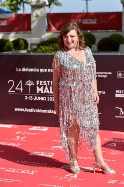 Ana Murugurren attends 'Garcia Y Garcia' premiere during the 24th Malaga Film Festival at the Miramar Hotel on June 12, 2021 in Malaga, Spain.
