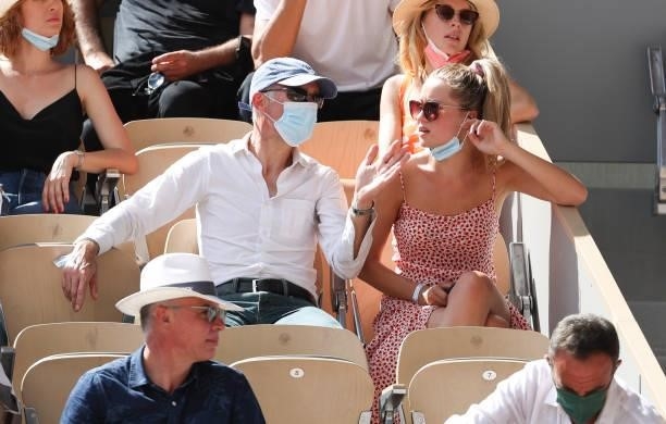 Gilles Bouleau attends day 13 of the 2021 Roland-Garros, French Open, a Grand Slam tennis tournament at Roland-Garros stadium on June 11, 2021 in...