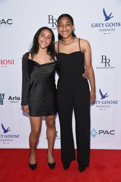 Actors Maxine Carter and Grace Carter attend the 2021 Tribeca Festival Premiere private screening of "Asking For It