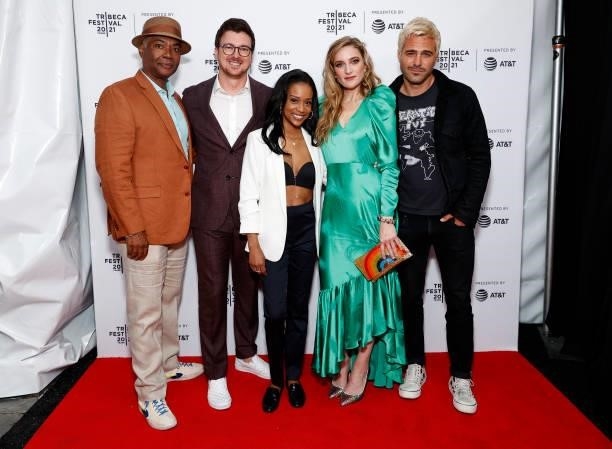 Gralen Bryant Banks, Bobby Gilchrist , Erika Ashley, Kelly Murtagh and Marco Dapper attend the 2021 Tribeca Festival Premiere "Shapeless
