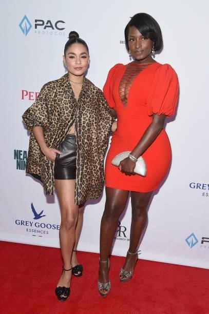 Actors Vanessa Hudgens and Lisa Yaro attend the 2021 Tribeca Festival Premiere private screening of "Asking For It