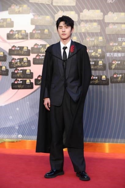 Actor Liu Haoran attends 2021 Weibo Movie Awards Ceremony on June 12, 2021 in Shanghai, China.