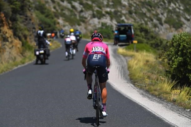 Magnus Cort Nielsen of Denmark and Team EF Education - Nippo in the Breakaway during the 45th La Route d'Occitanie - La Depeche Du Midi 2021, Stage 4...