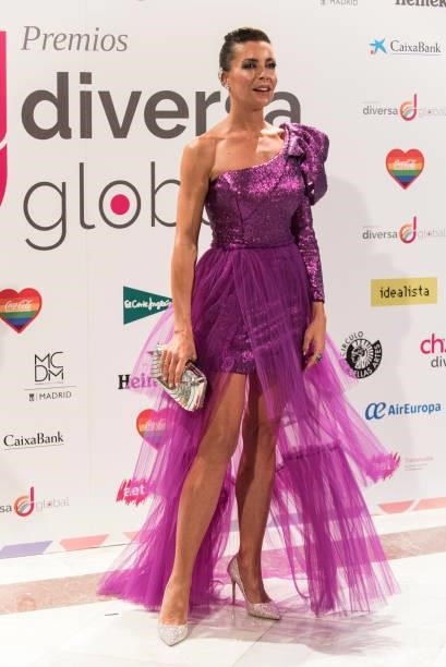 Tv presenter Beatriz Jarrín attends the Diversa Awards 2021 at Círculo de Bellas Artes on June 12, 2021 in Madrid, Spain. The awards recognises...