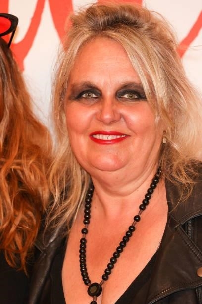 Valerie and Roxane Damidot attends the “Cruella” Paris Gala Screening at cinema Le Grand Rex on June 11, 2021 in Paris, France.