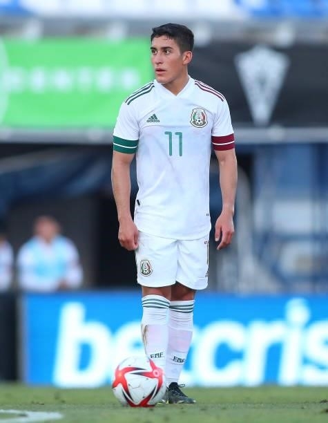 Alejandro Zendejas Saavedra of Mexico looks on during a International Friendly match between Mexico and Australia at Marbella Municipal Stadium on...