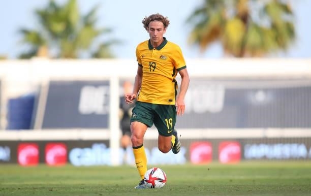 Ryan Teague of Australia looks on during a International Friendly match between Mexico and Australia at Marbella Municipal Stadium on June 12, 2021...