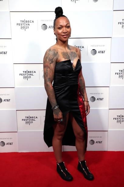 Kali Reis attends 2021 Tribeca Festival Premiere of "Catch The Fair One