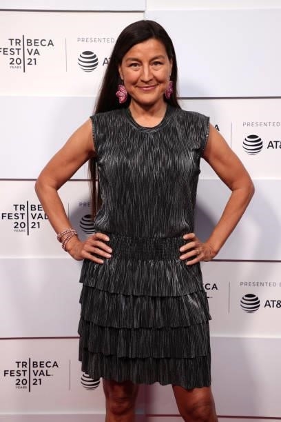 Kimberly Guerrero attends 2021 Tribeca Festival Premiere of "Catch The Fair One
