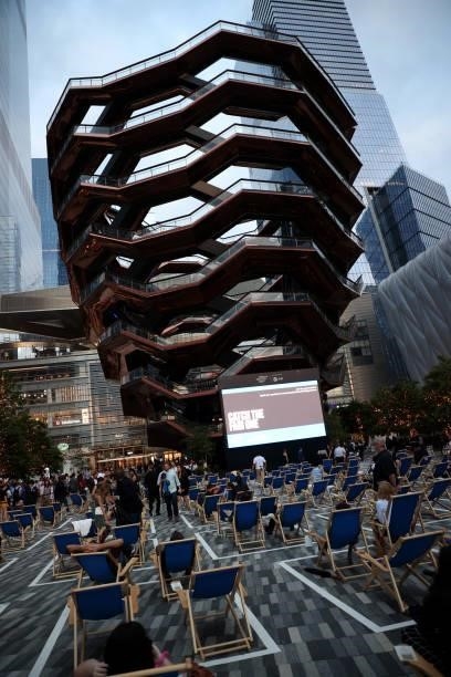 View of Vessel during the 2021 Tribeca Festival Premiere of "Catch The Fair One