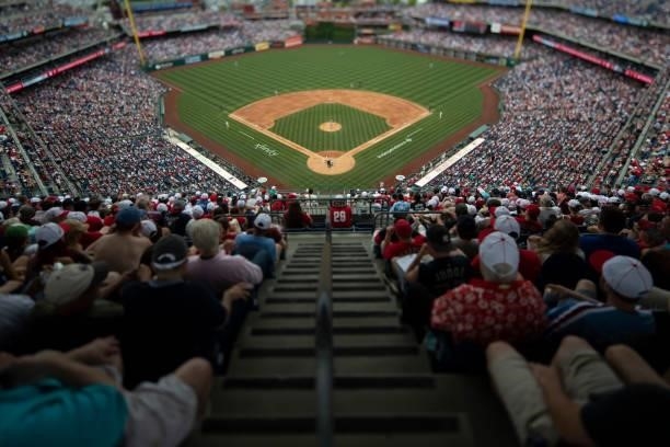 General view of Citizens Bank Park during the game between the New York Yankees and Philadelphia Phillies on June 13, 2021 in Philadelphia,...