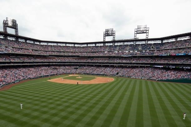 General view of Citizens Bank Park during the game between the New York Yankees and Philadelphia Phillies on June 13, 2021 in Philadelphia,...