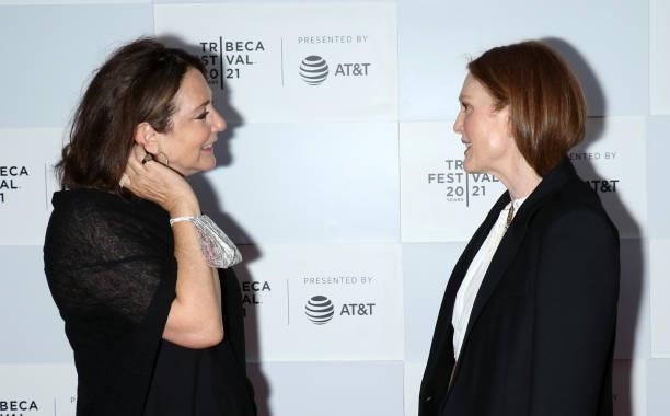 Actresses Talia Balsam and Julianne Moore attend the "With/In Vol.1