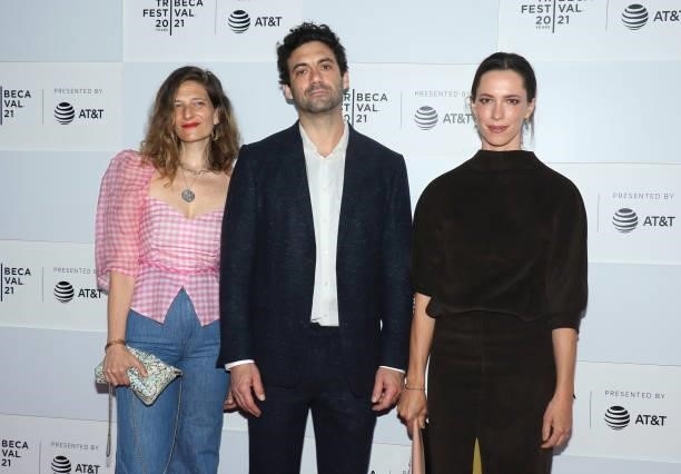 Writer Maya Singer, actor/director Morgan Spector and actress Rebecca Hall attend the "With/In Vol.1