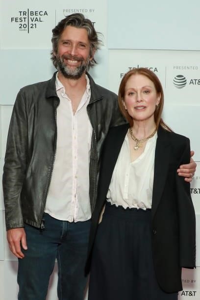 Bart Freundlich and Julianne Moore attend "With/In Vol.1