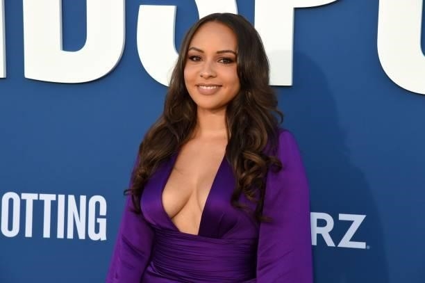 Jasmine Cephas Jones attends the Blindspotting Los Angeles Premiere at Hollywood Forever on June 13, 2021 in Hollywood, California.