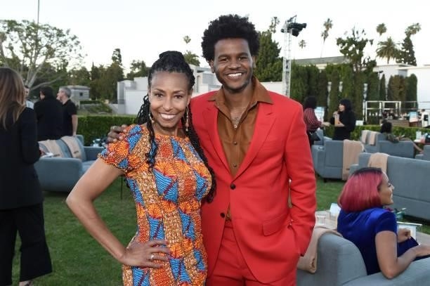 Margo Hall and Benjamin Earl Turner attend the Blindspotting Los Angeles Premiere at Hollywood Forever on June 13, 2021 in Hollywood, California.
