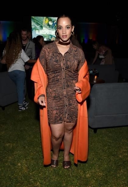 Dascha Polanco attends the Blindspotting Los Angeles Premiere at Hollywood Forever on June 13, 2021 in Hollywood, California.