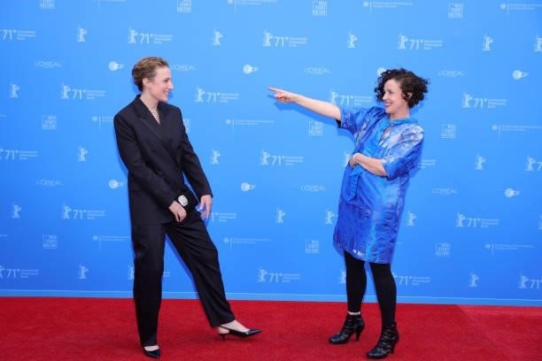 Maren Eggert and Maria Schrader attend the European Shooting Stars Awards and "Ich bin dein Mensch