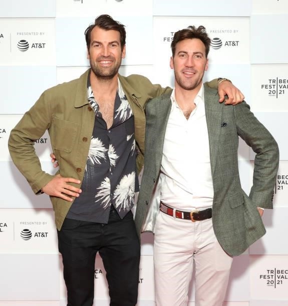 William Armstrong and Dereck Armstrong attend the Unspoken premiere at Art & Soul Shorts during the 2021 Tribeca Festival at Pier 76 on June 14, 2021...