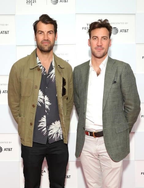 William Armstrong and Dereck Armstrong attend the Unspoken premiere at Art & Soul Shorts during the 2021 Tribeca Festival at Pier 76 on June 14, 2021...
