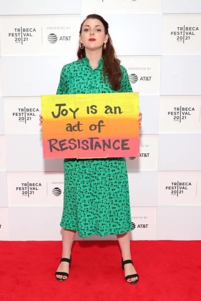 Susan O'Brien attends the RESIST: The Resistance Revival Chorus premiere at Art & Soul Shorts during the 2021 Tribeca Festival at Pier 76 on June 14,...