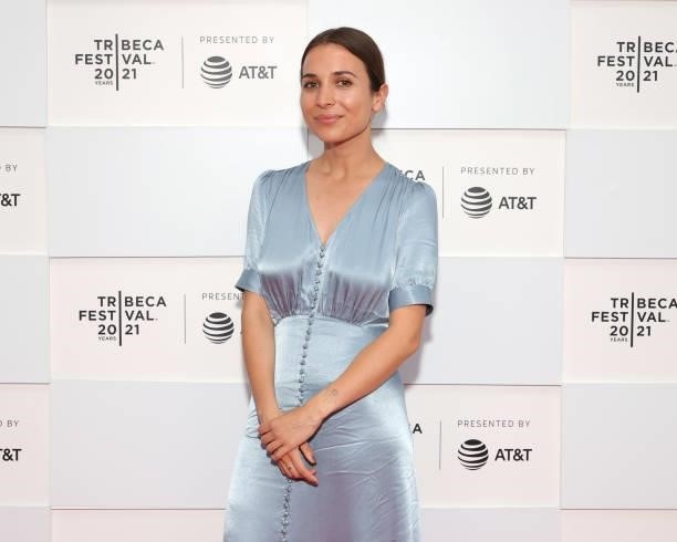 Dasha Kova attends the RESIST: The Resistance Revival Chorus premiere at Art & Soul Shorts during the 2021 Tribeca Festival at Pier 76 on June 14,...