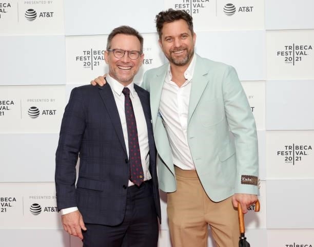 Christian Slater and Joshua Jackson attend 2021 Tribeca Festival Premiere of "Dr. Death