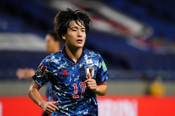 Tatsuhiro Sakamoto of Japan is seen during the FIFA World Cup Asian Qualifier second round Group F match between Japan and Kyrgyz at Panasonic...