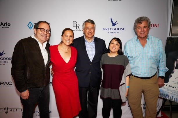 Michael Barker, Heidi Ewing, Tony Vinciquerra, Mynette Louie and Tom Bernard attend the Sony Pictures Classics Hosts "I CARRY YOU WITH ME