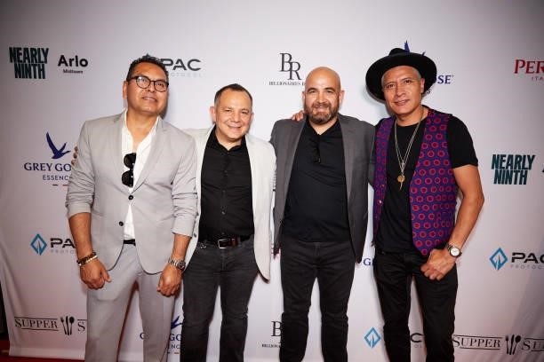 Ivan Garcia, Luis Aguilar, Cosme Aguilar, and Gerado Zabaleta attend the Sony Pictures Classics Hosts "I CARRY YOU WITH ME