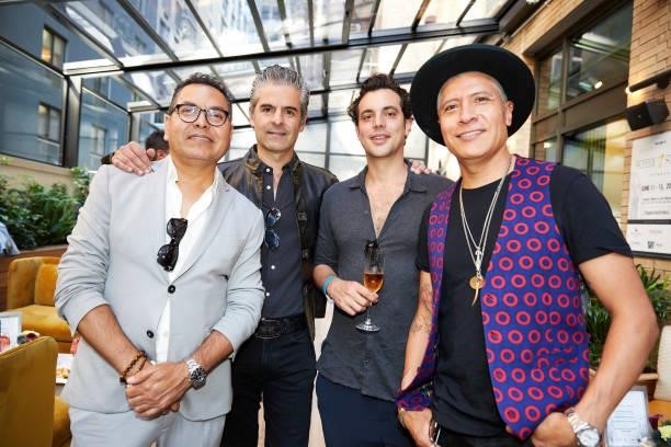 Ivan Garcia, Luis Garcia Flores, JP Castaneda, and Gerado Zabaleta attend the Sony Pictures Classics Hosts "I CARRY YOU WITH ME