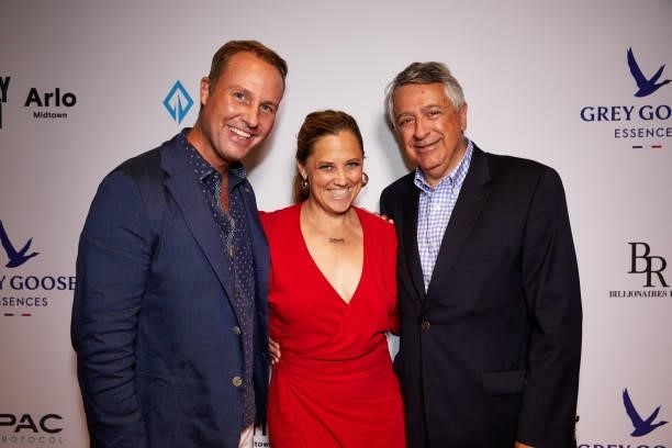 Brent Miller, Heidi Ewing, and Tony Vinciquerra attend the Sony Pictures Classics Hosts "I CARRY YOU WITH ME