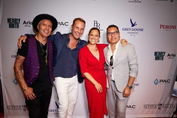 Gerado Zabaleta, Brent Miller, Heidi Ewing, and Ivan Garcia attend the Sony Pictures Classics Hosts "I CARRY YOU WITH ME