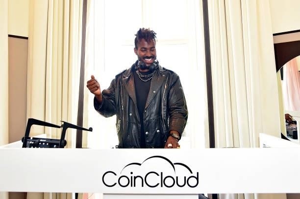 Ruckus performs during the Coin Cloud Cocktail Party, hosted by artist and actor Common, at Sunset Tower Hotel on June 15, 2021 in Los Angeles,...