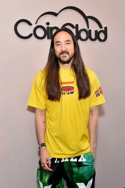 Steve Aoki attends the Coin Cloud Cocktail Party, hosted by artist and actor Common, at Sunset Tower Hotel on June 15, 2021 in Los Angeles,...