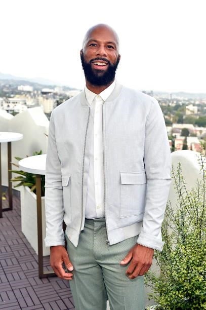 Common attends the Coin Cloud Cocktail Party, hosted by artist and actor Common, at Sunset Tower Hotel on June 15, 2021 in Los Angeles, California.