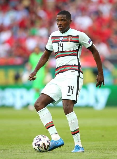 William Carvalho of Portugal during the UEFA Euro 2020 Championship Group F match between Hungary and Portugal on June 15, 2021 in Budapest, Hungary.