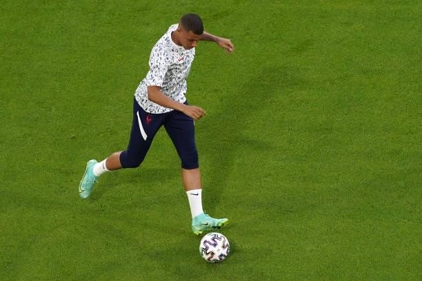 Kylian Mbappe of France during the UEFA Euro 2020 match between France and Germany at Allianz Arena on June 15, 2021 in Munich, Germany