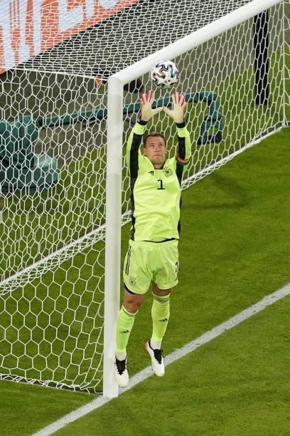 Goalkeeper Manuel Neuer of Germany during the UEFA Euro 2020 match between France and Germany at Allianz Arena on June 15, 2021 in Munich, Germany