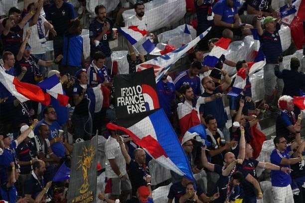 French fans during the UEFA Euro 2020 match between France and Germany at Allianz Arena on June 15, 2021 in Munich, Germany