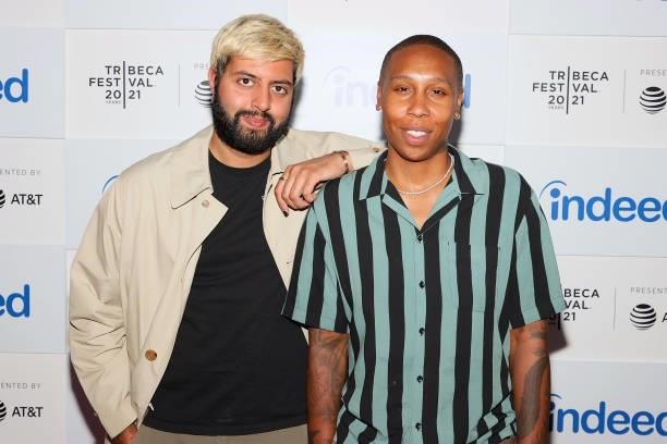 Hillman Grad Productions, Rishi Rajani and Lena Waithe at the Indeed ‘Rising Voices’ premiere at Tribeca Film Festival at Pier 76 on June 16, 2021 in...