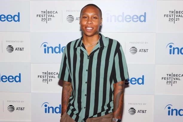 Emmy Award-Winning writer, creator and actor, Lena Waithe at the premiere of the Indeed ‘Rising Voices’ at Tribeca Film Festival at Pier 76 on June...
