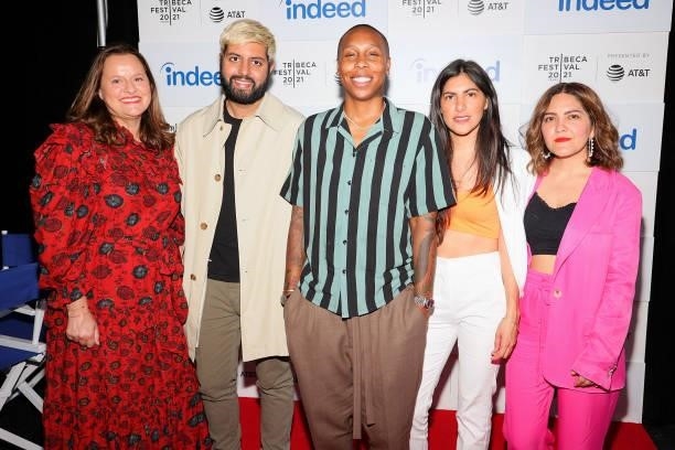Natasha Wellesley, Hillman Grad Productions, Rishi Rajani and Lena Waithe and guests at the Indeed ‘Rising Voices’ premiere at Tribeca Film Festival...