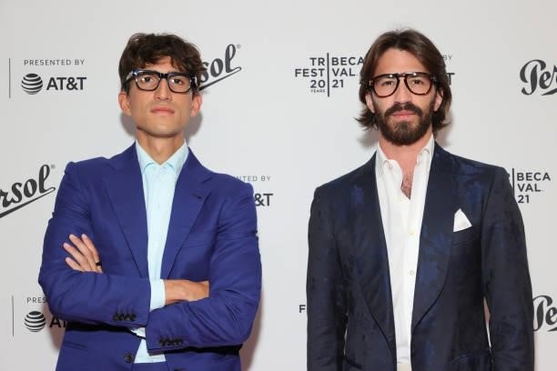 Rocco Basilico and Leonardo Maria Del Vecchio attend the Tribeca Festival Awards Night during the 2021 Tribeca Festival at Spring Studios on June 17,...