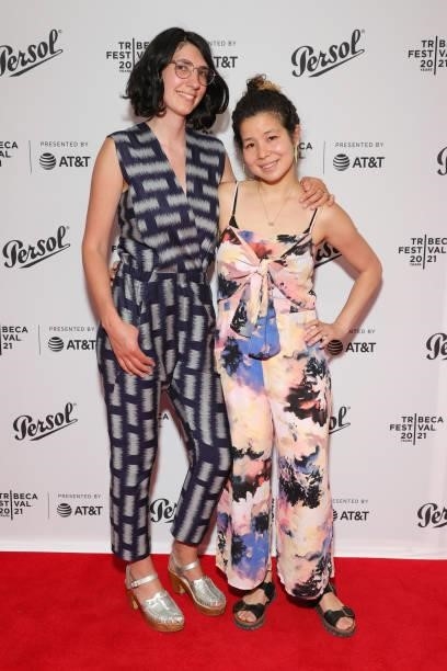 Kira Simon-Kennedy and Jessica Kingdon attend the Tribeca Festival Awards Night during the 2021 Tribeca Festival at Spring Studios on June 17, 2021...