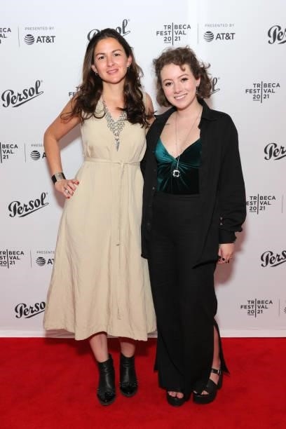 Marcela Stolzmann and Kuca Sandrin attend the Tribeca Festival Awards Night during the 2021 Tribeca Festival at Spring Studios on June 17, 2021 in...